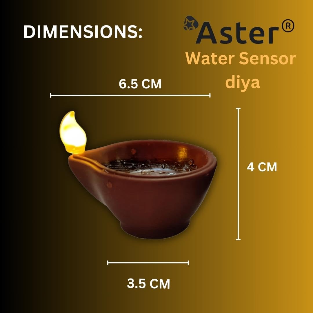 Aster Flameless Water-Powered Diyas™